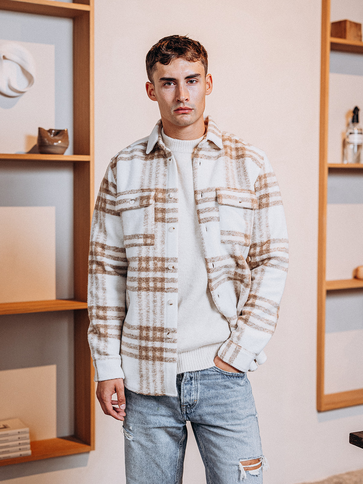 Offwhite Check Overshirt 1608 WEAR