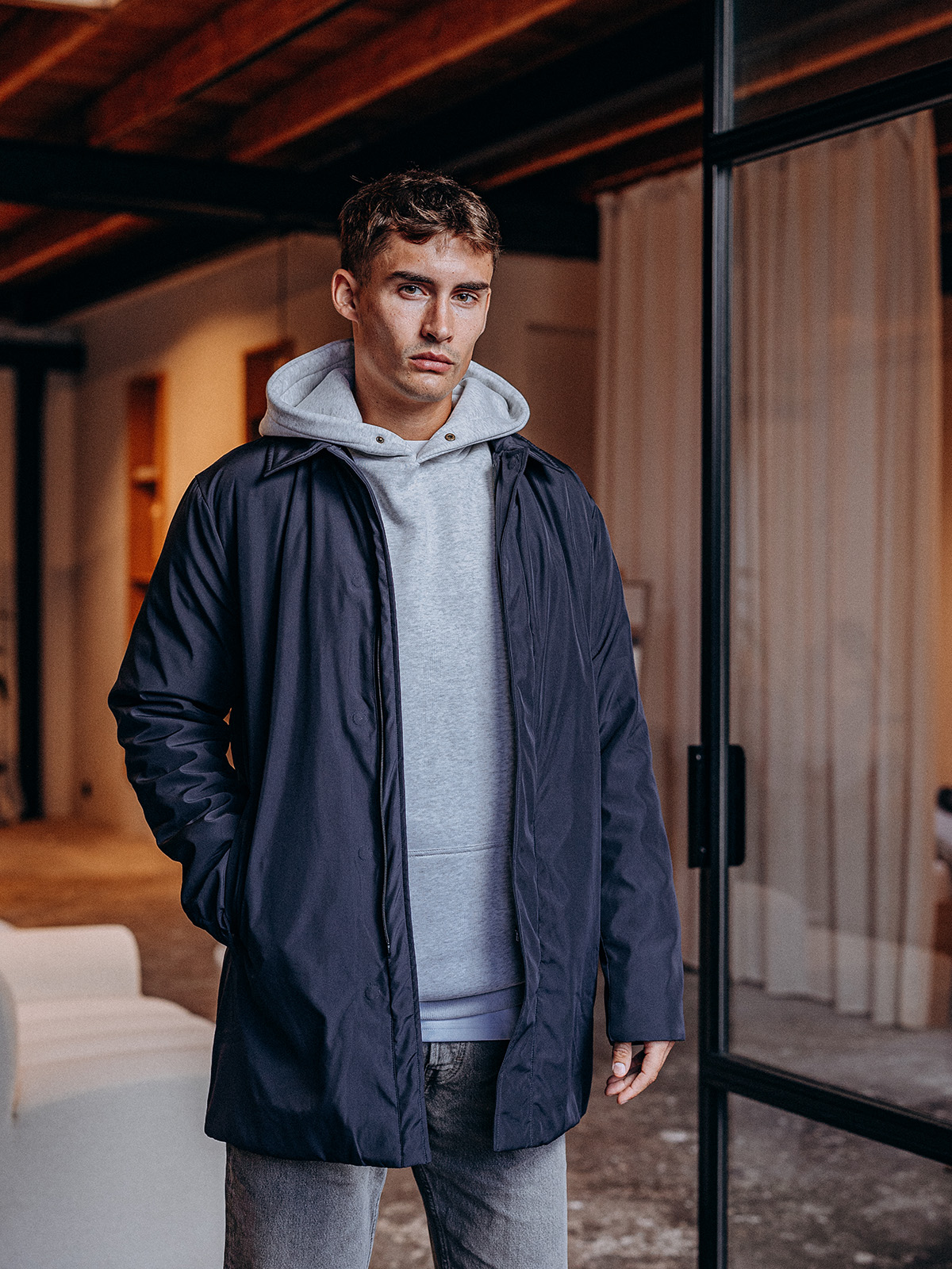 Navy Fall Jacket 1608 WEAR