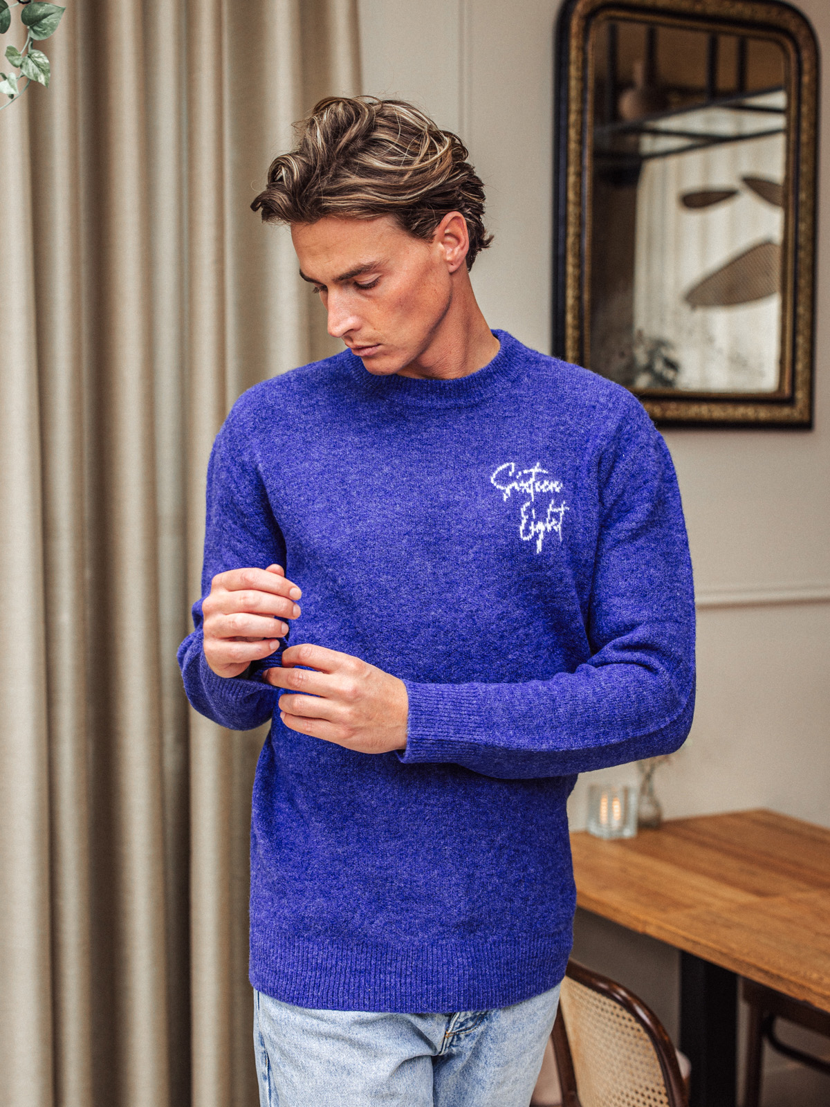 Blue Knitted Signature 1608 WEAR