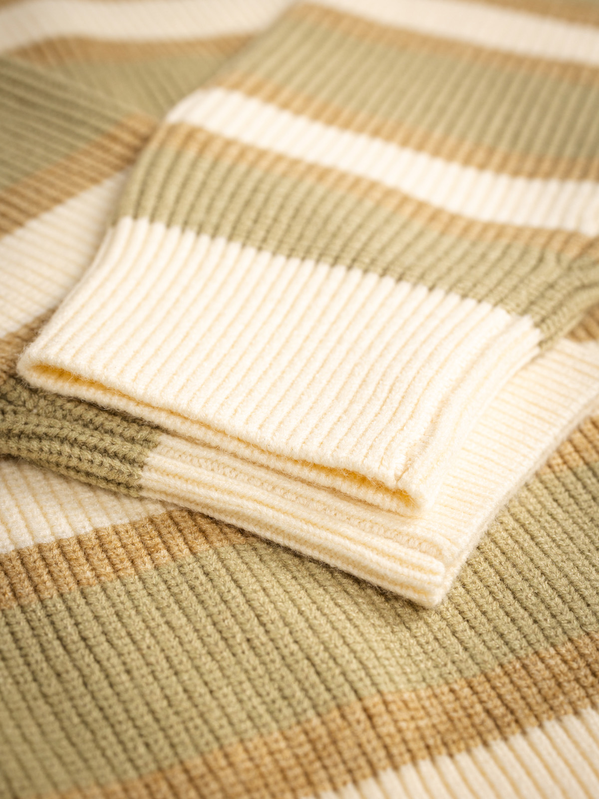 Stripe Knitted Sweater 1608 WEAR