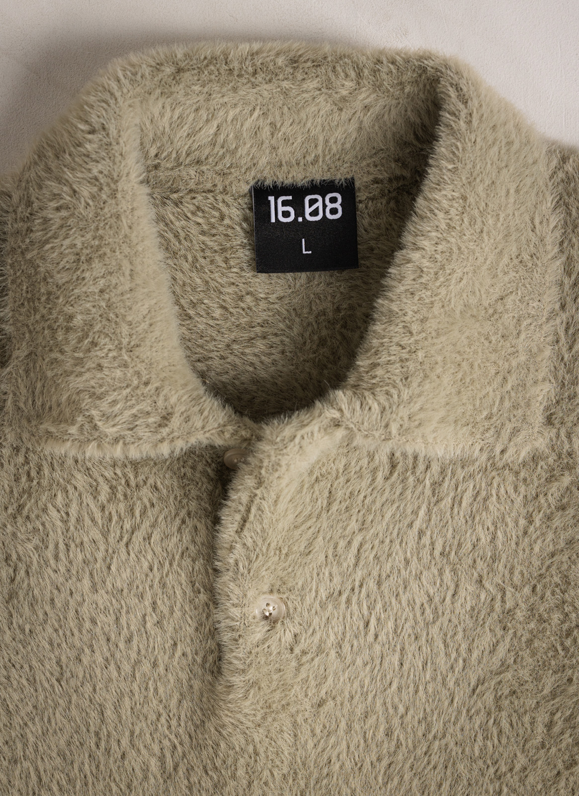 Olive Fluffy Sweater 1608 WEAR