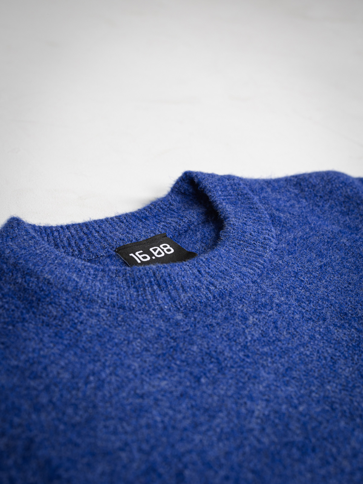 Blue Knitted Signature Sweater 1608 WEAR