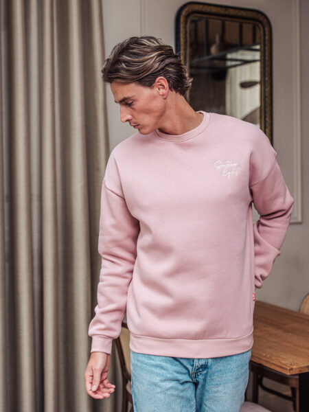 Pink Signature Oversized Sweater