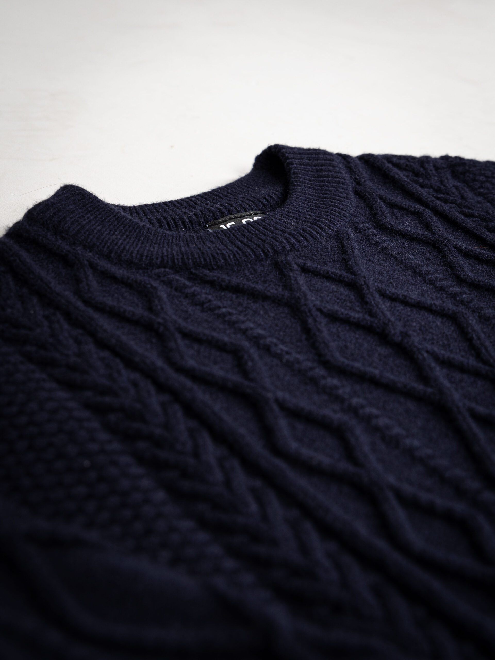 Navy Kabel Sweater 1608 WEAR