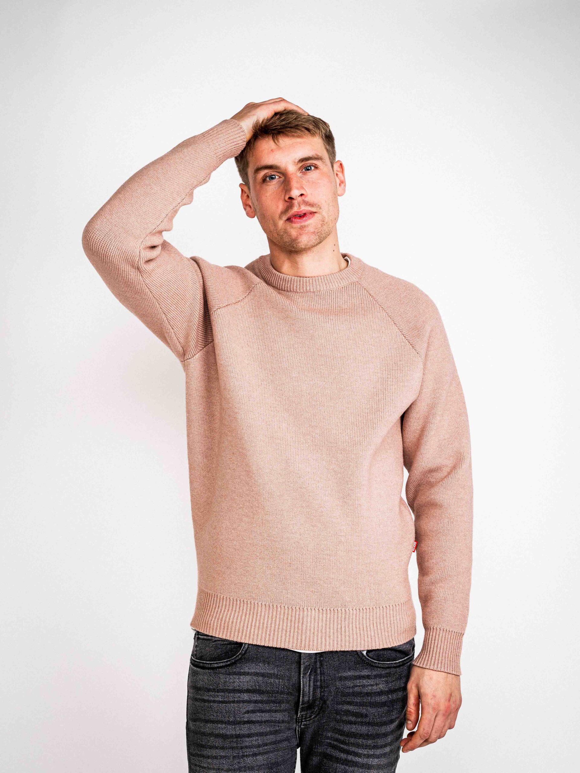 Pink Knit Oversized Sweater 1608 WEAR