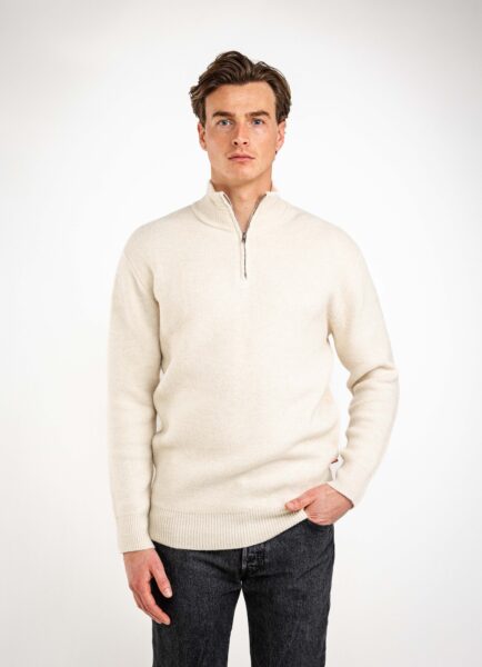 Texture Zipper Sweater