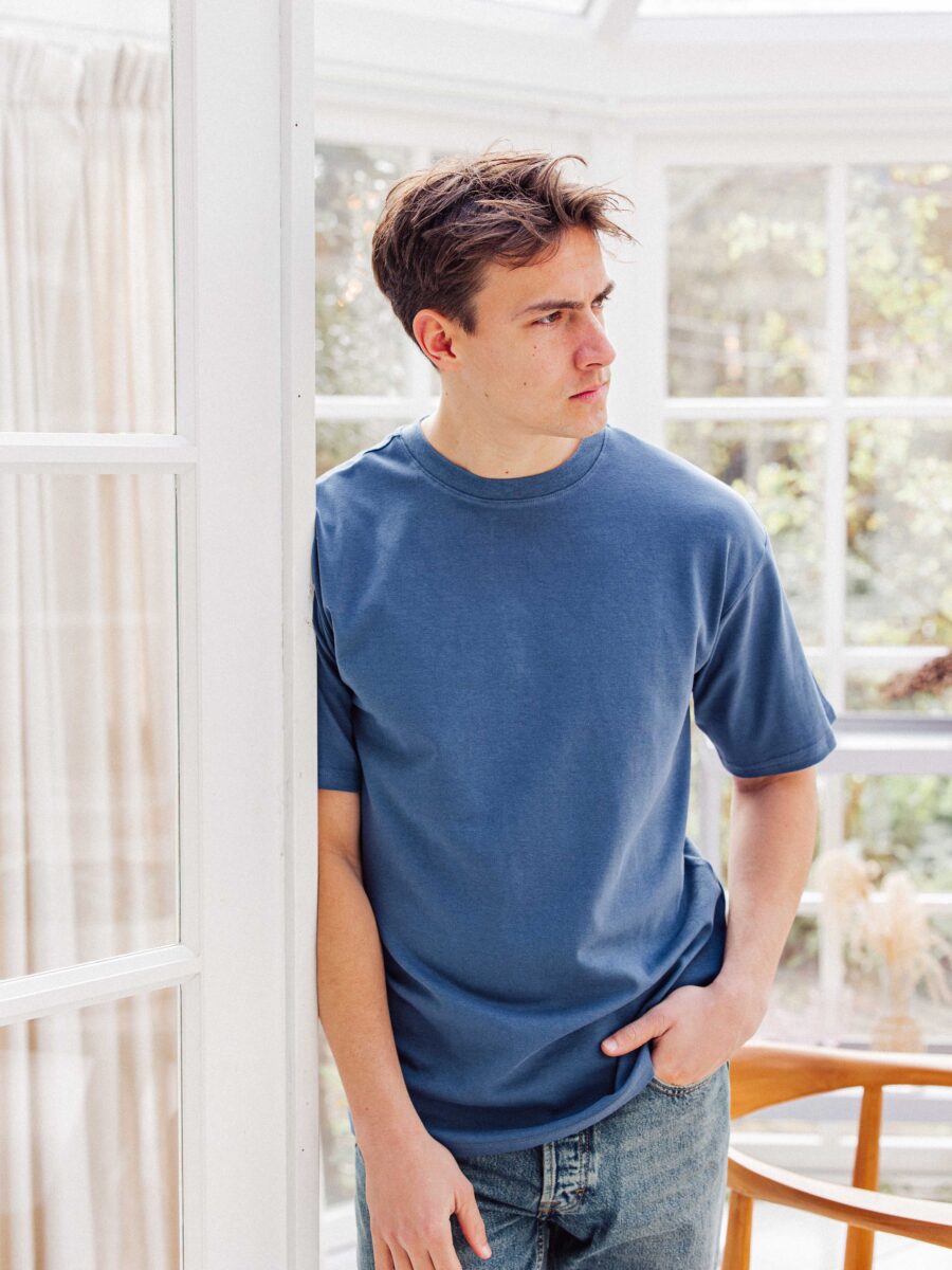 Blue Oversized T-shirt