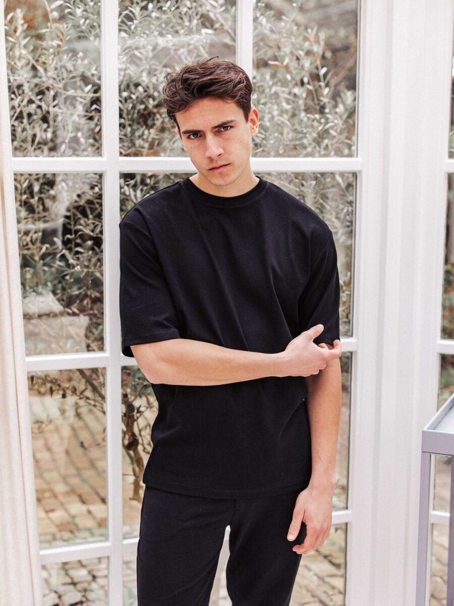 Black Sleeve Oversized T-shirt