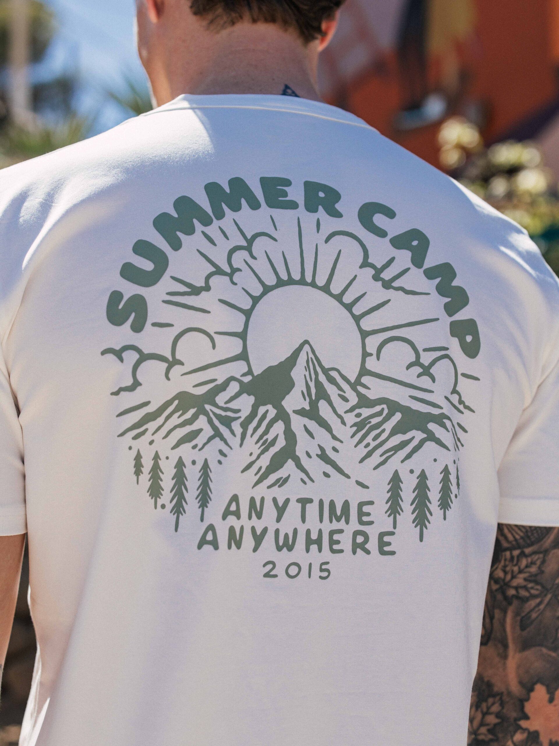 White Summercamp Slim T-shirt 1608 WEAR