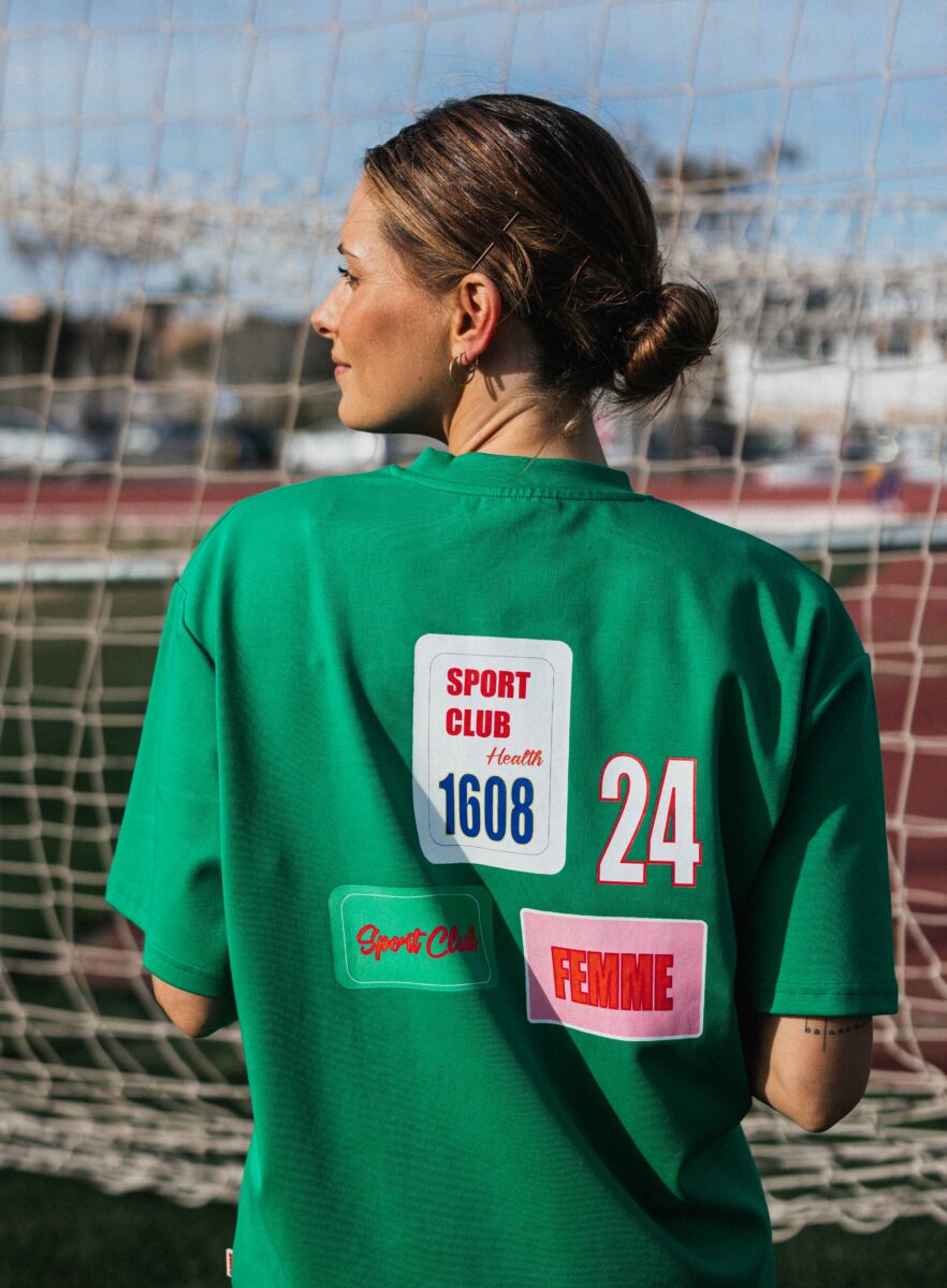 Femme Team T-shirt Green 1608 WEAR