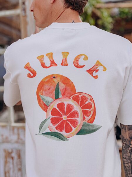 Juice White Oversized T-shirt