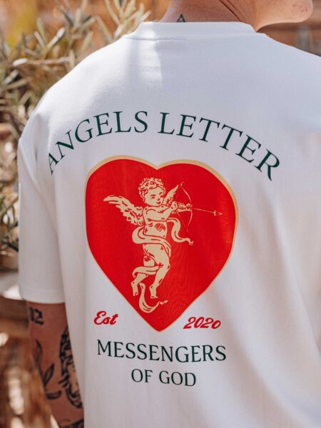 Angels Creme Oversized T-shirt