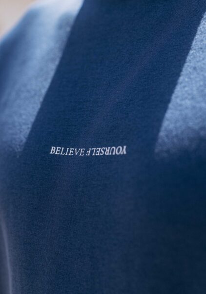 Believe Blue Oversized T-shirt