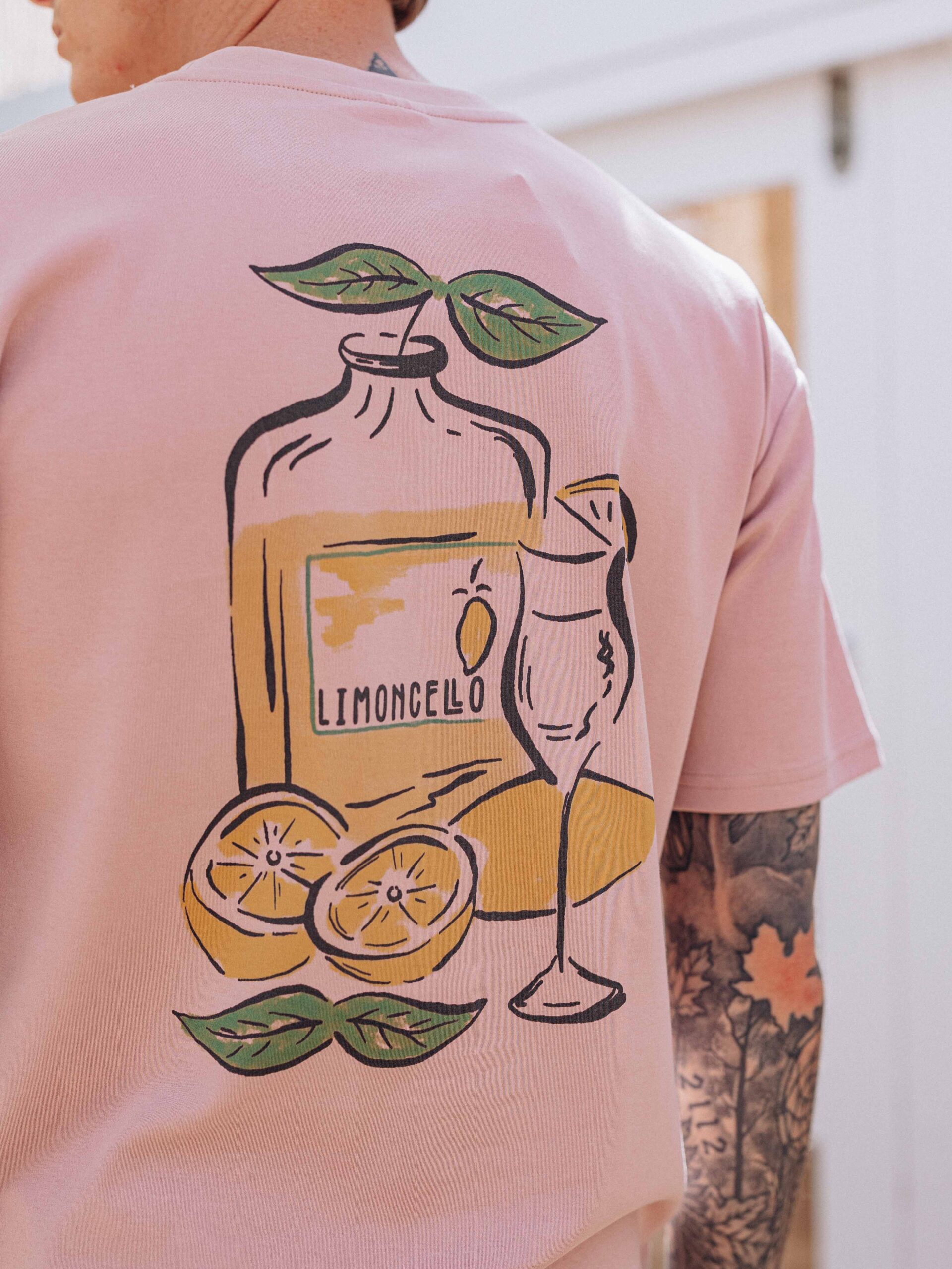 Limoncello Oversized T-shirt Pink 1608 WEAR