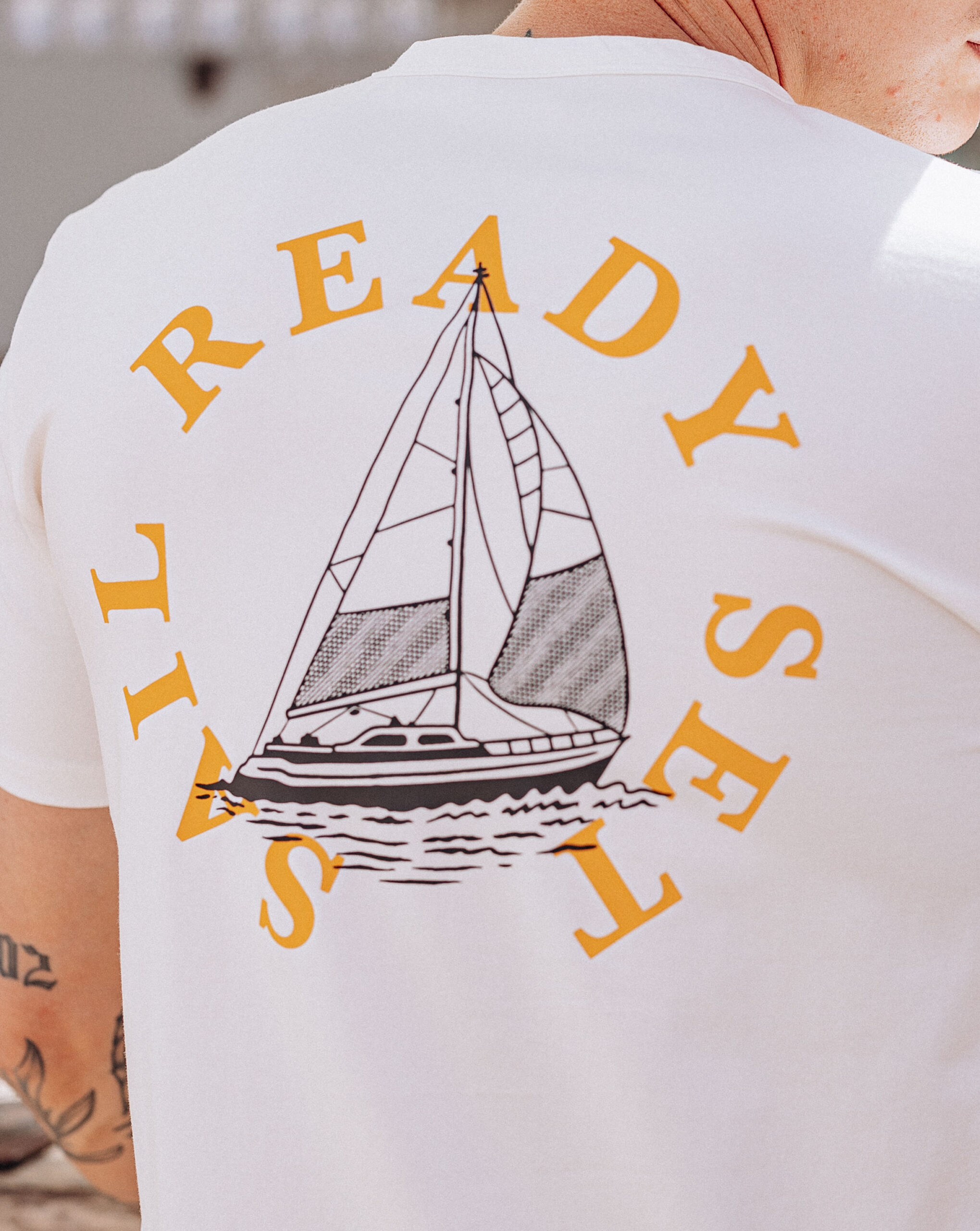 White Sail Slim T-shirt 1608 WEAR