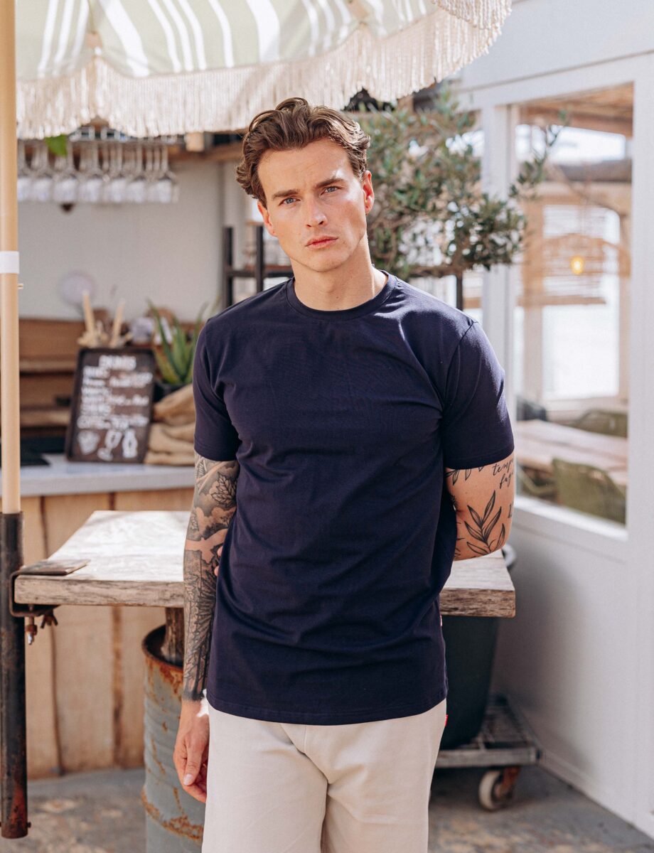 Navy Sail Slim T-shirt