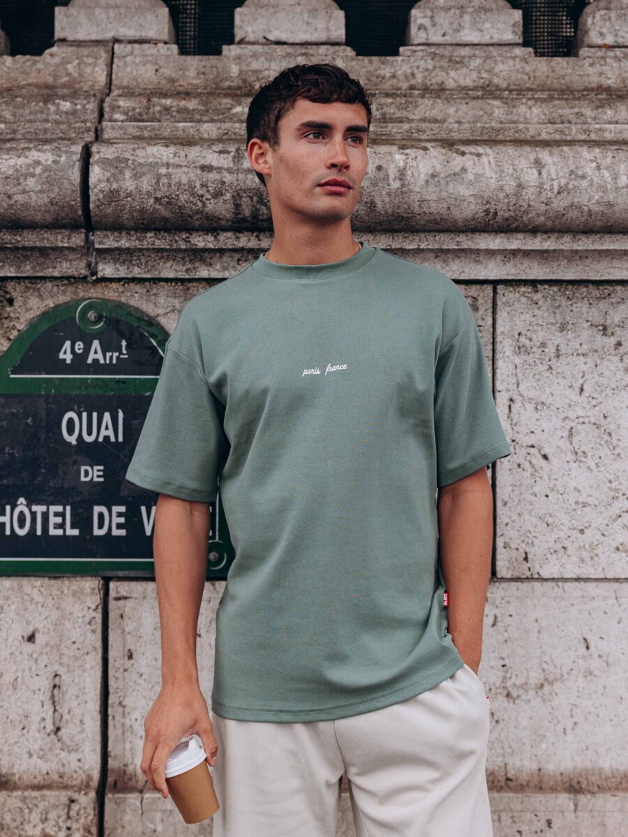 France Green Oversized T-shirt 1608 WEAR