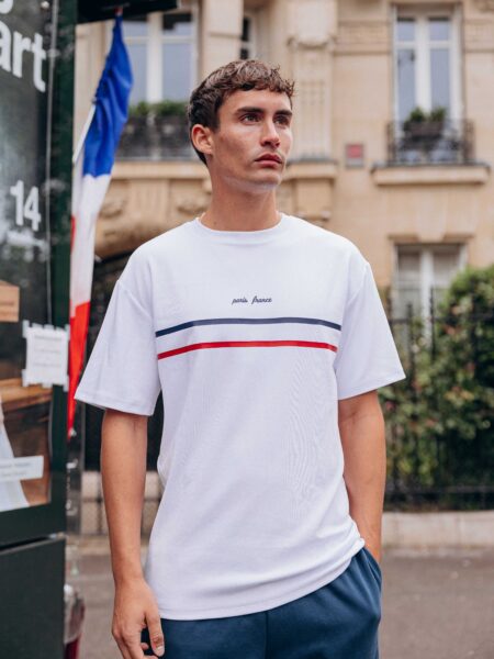 Paris Stripe Oversized T-shirt