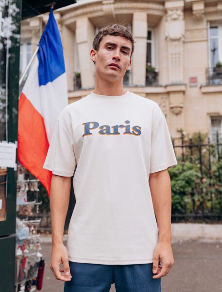 Paris Creme Oversized T-shirt
