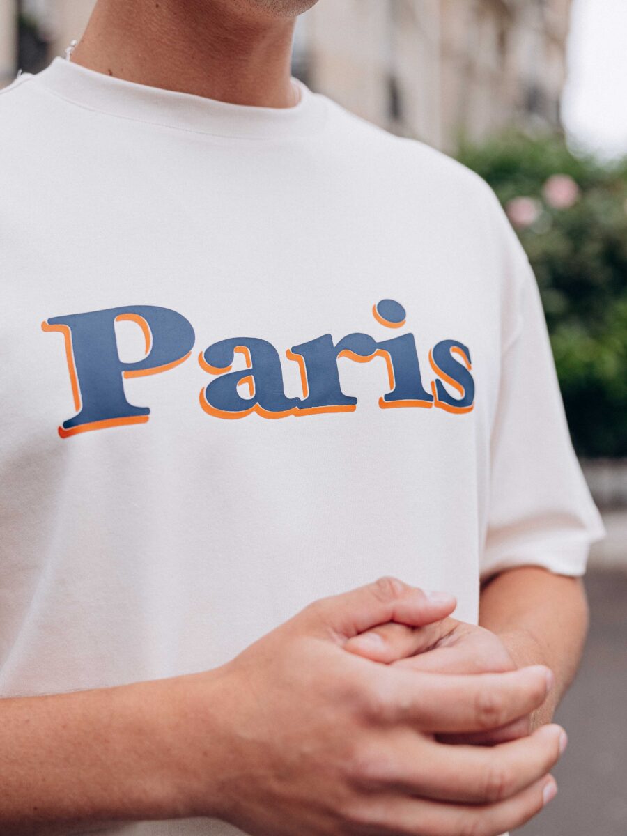 Paris Creme Oversized T-shirt