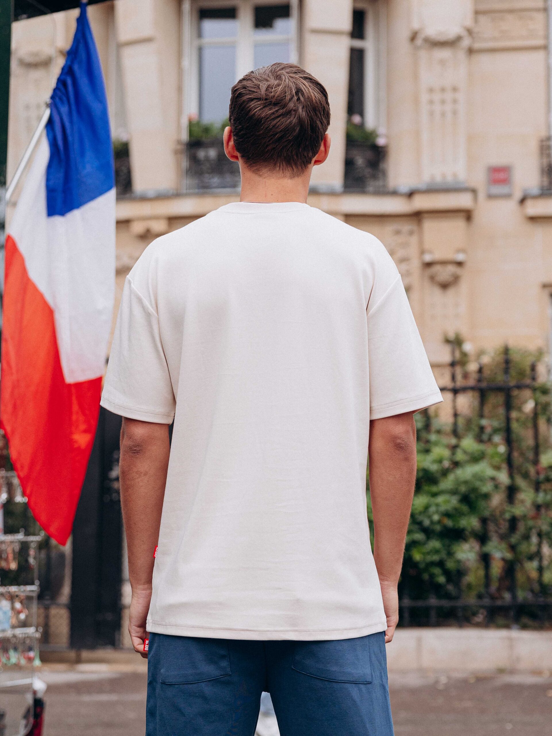 Paris Creme Oversized T-shirt 1608 WEAR
