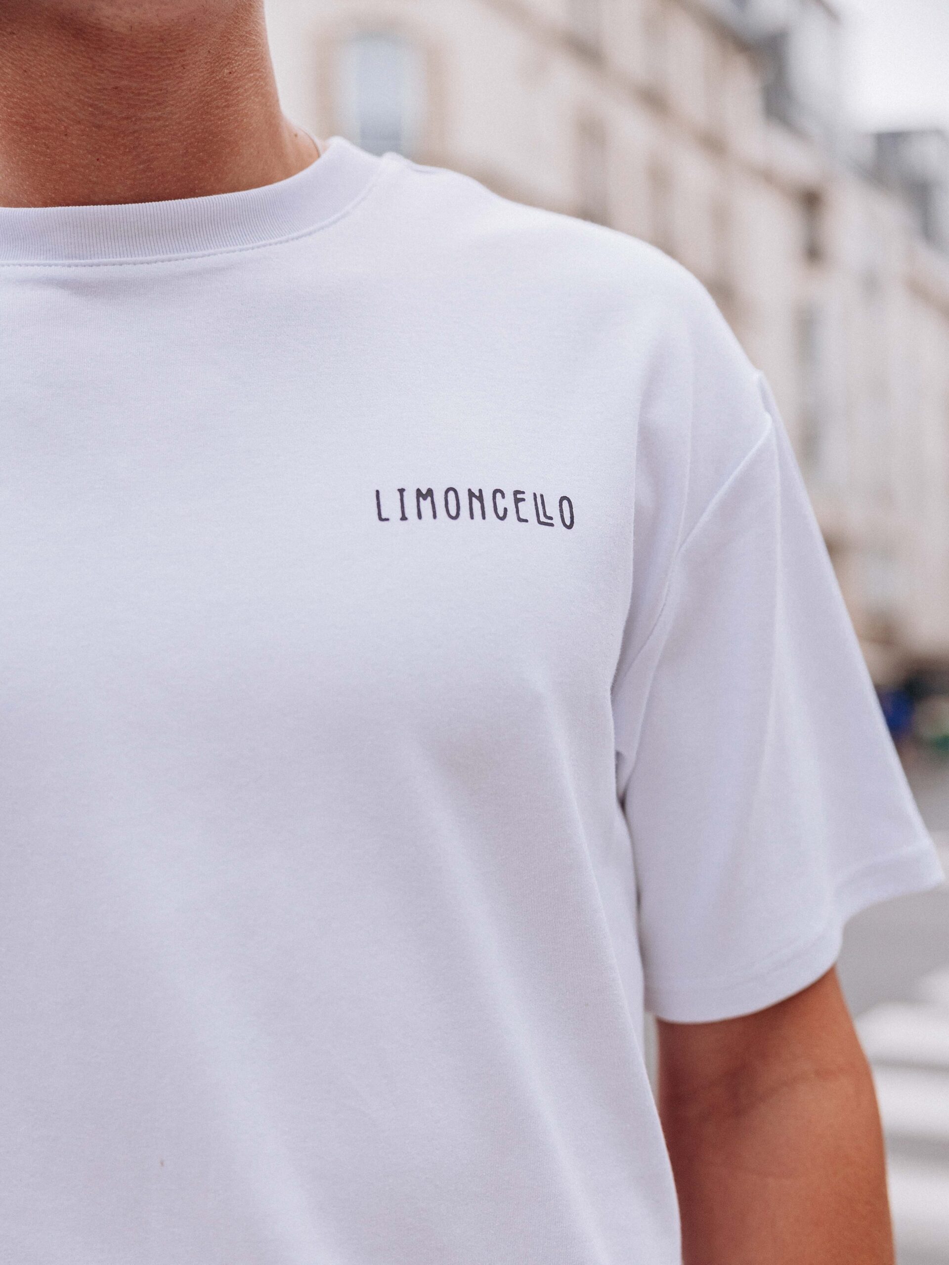 Limoncello Oversized T-shirt White 1608 WEAR