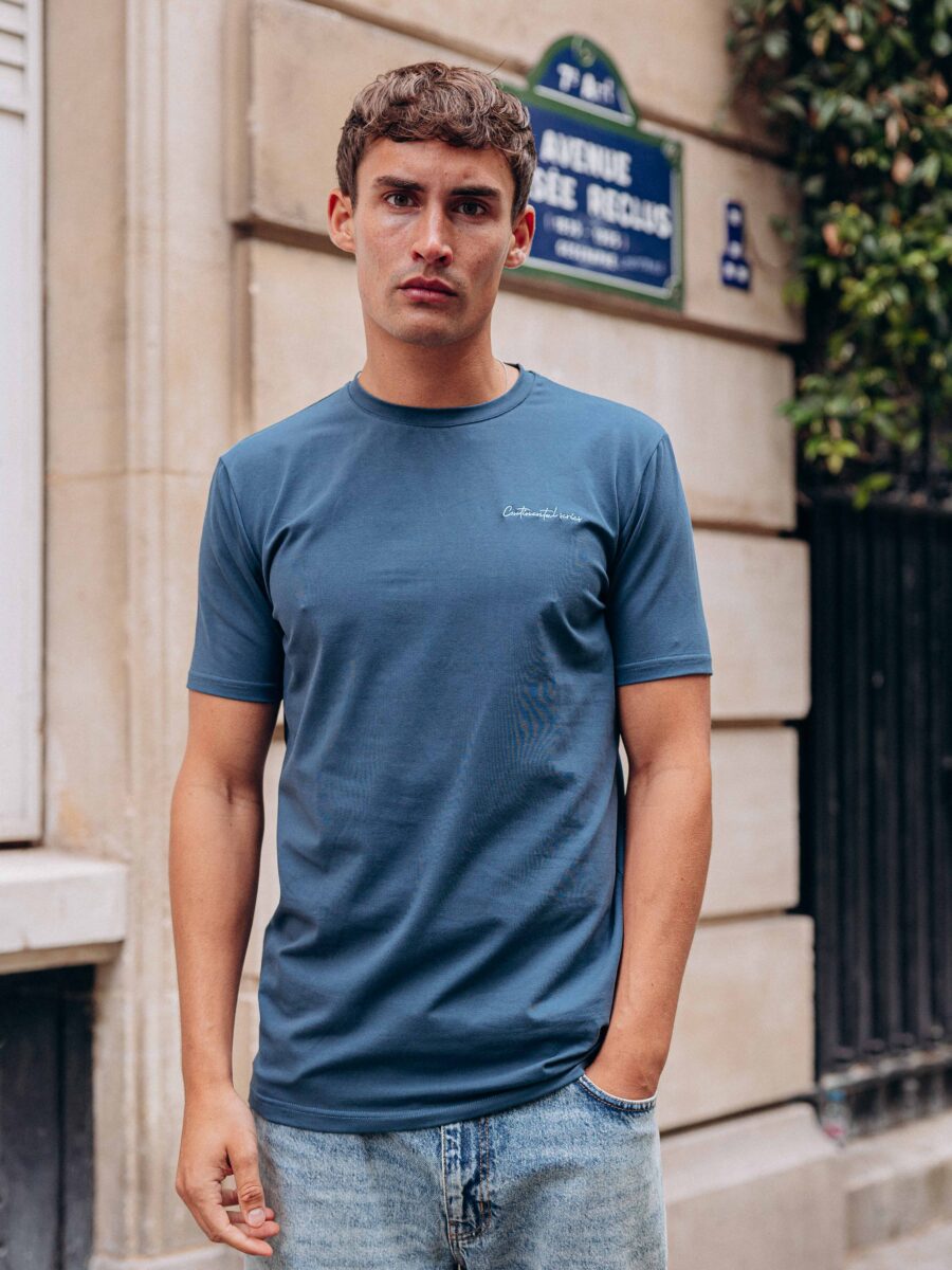 World Blue Slim Fit T-shirt