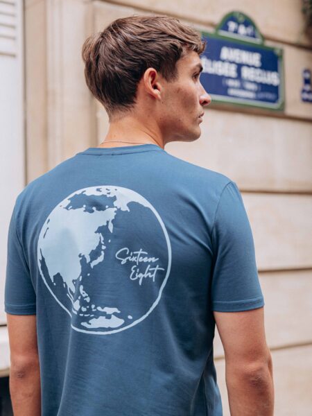 World Blue Slim Fit T-shirt
