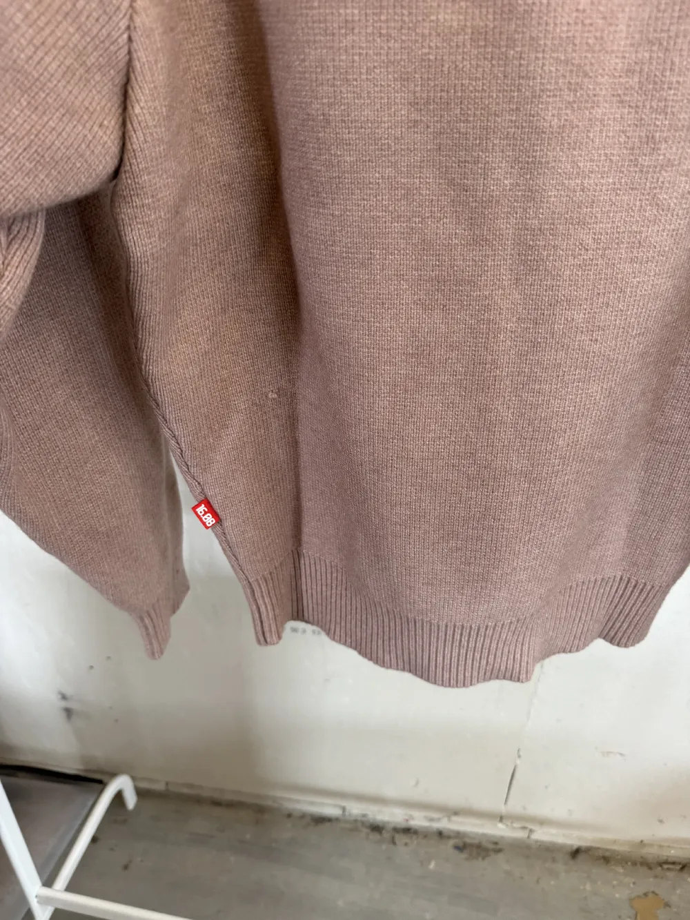 B-KEUZE Pink Knit Oversized Sweater 1608 WEAR