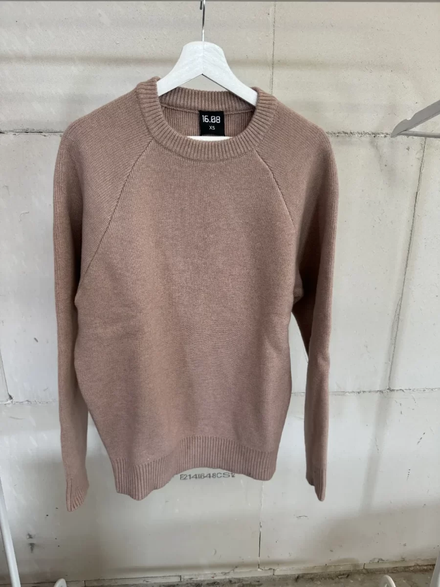 B-KEUZE Pink Knit Oversized Sweater 1608 WEAR