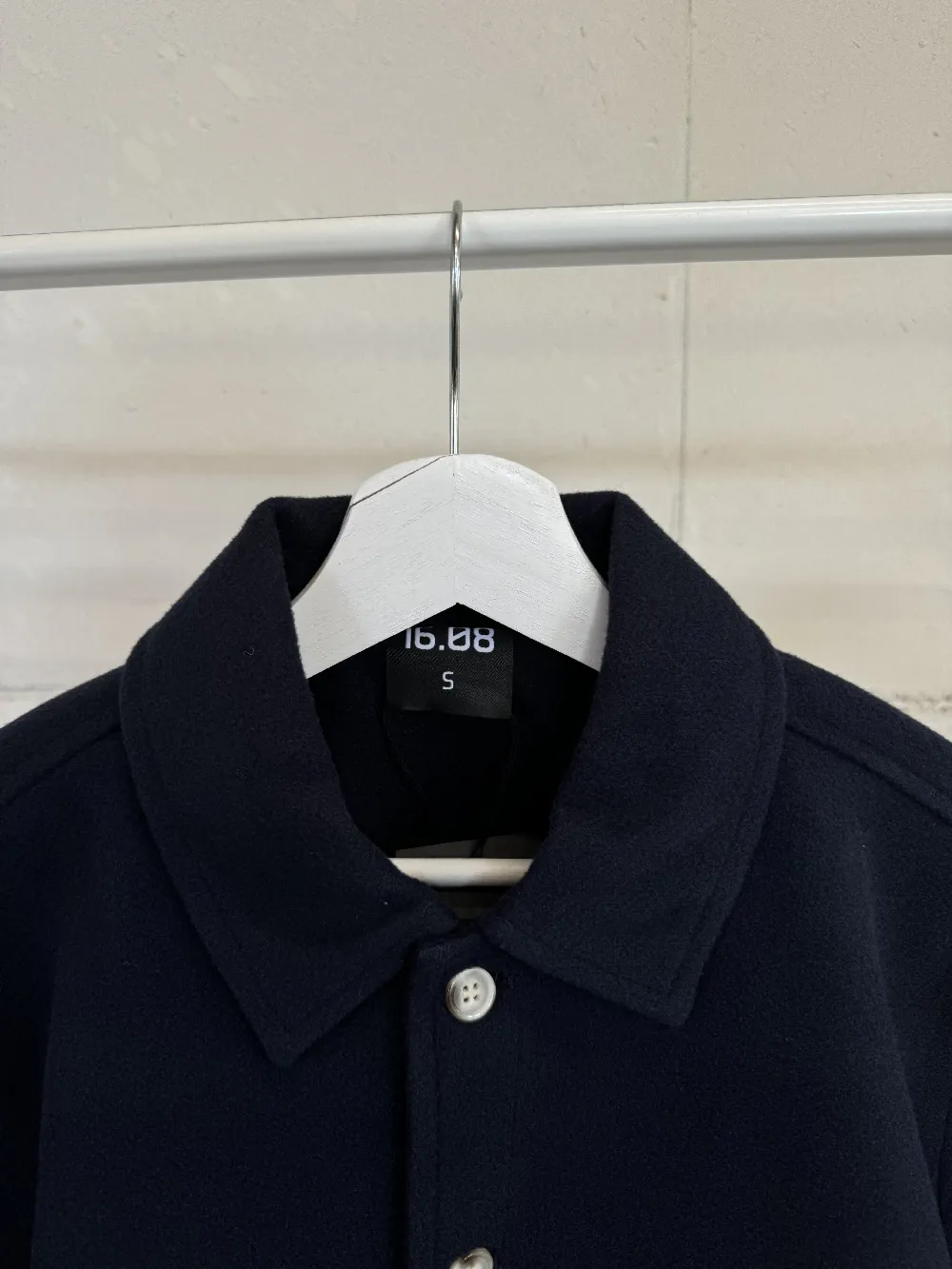 B-KEUZE Navy Overshirt 1608 WEAR