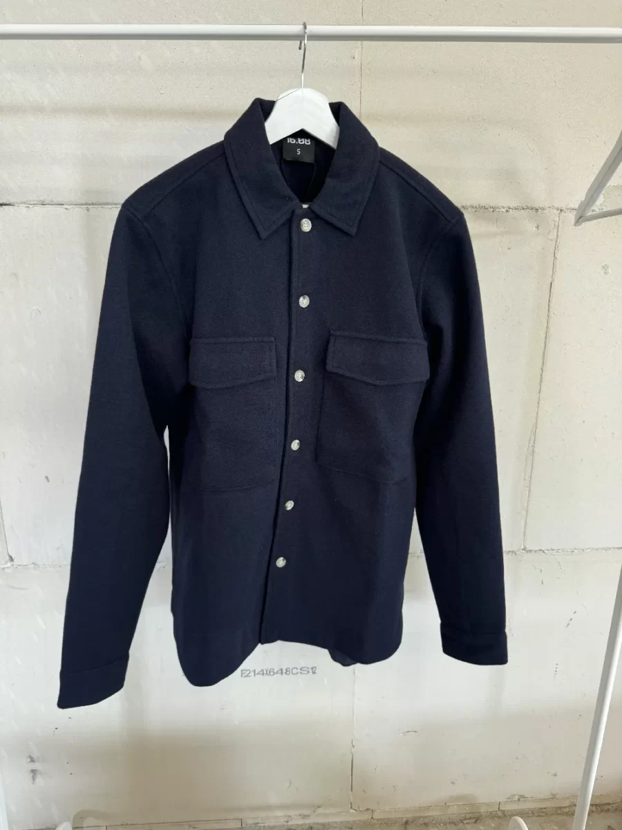 B-KEUZE Navy Overshirt 1608 WEAR