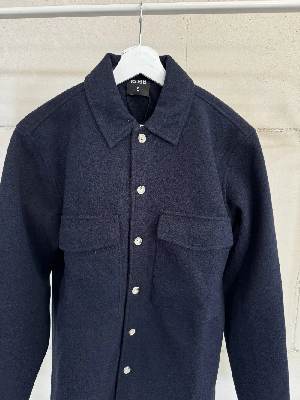 B-KEUZE Navy Overshirt 1608 WEAR