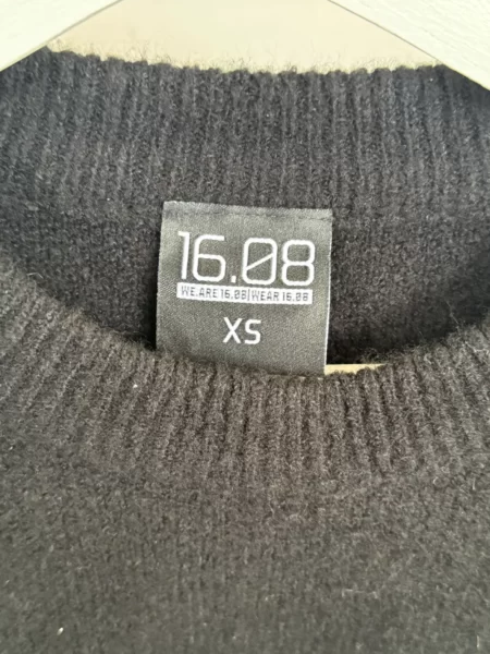 B-KEUZE Black Texture Sweater