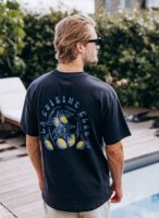 La Cuisine Lemon Navy Oversized T-shirt