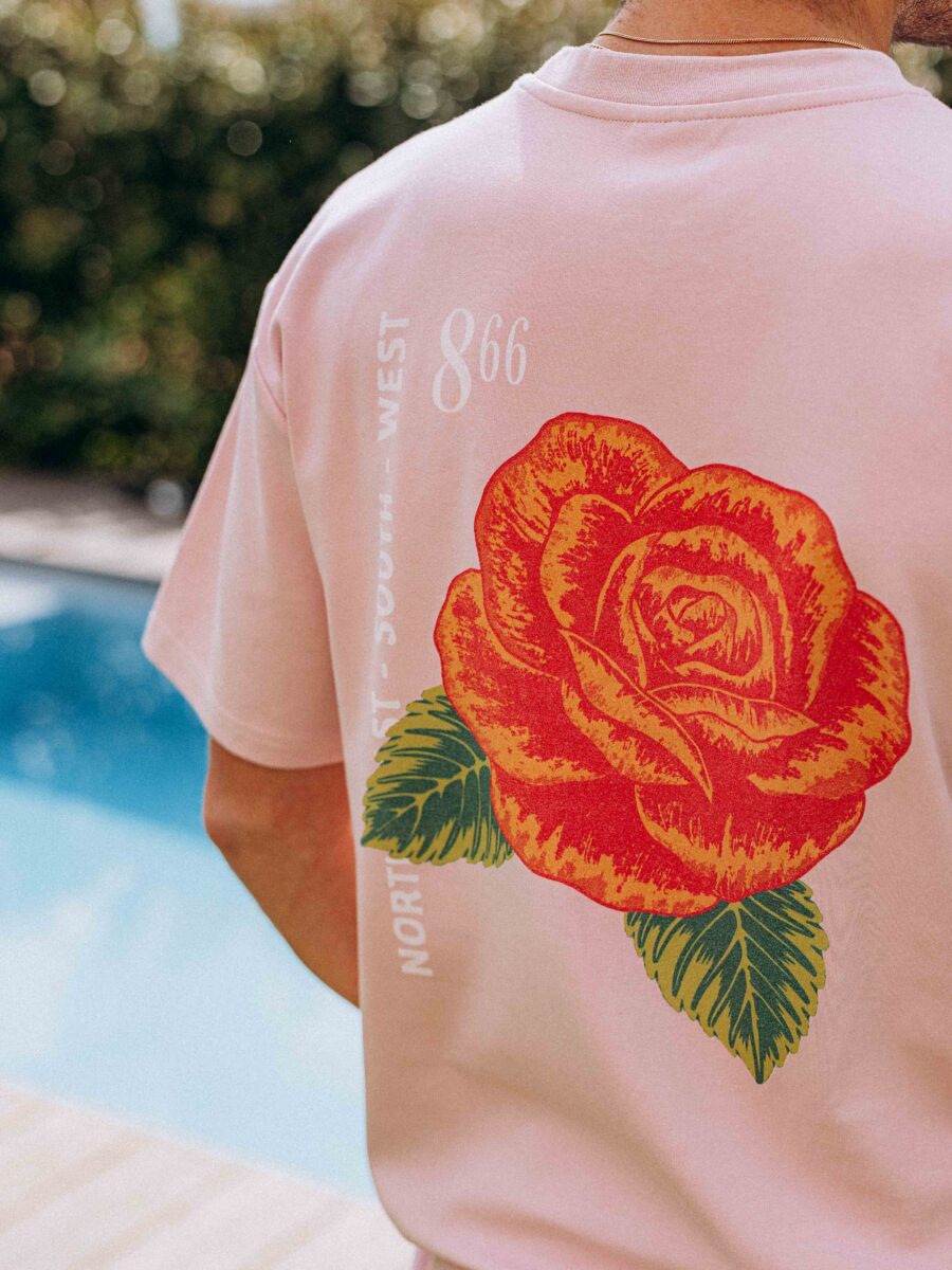 Rose Pink Oversized T-shirt