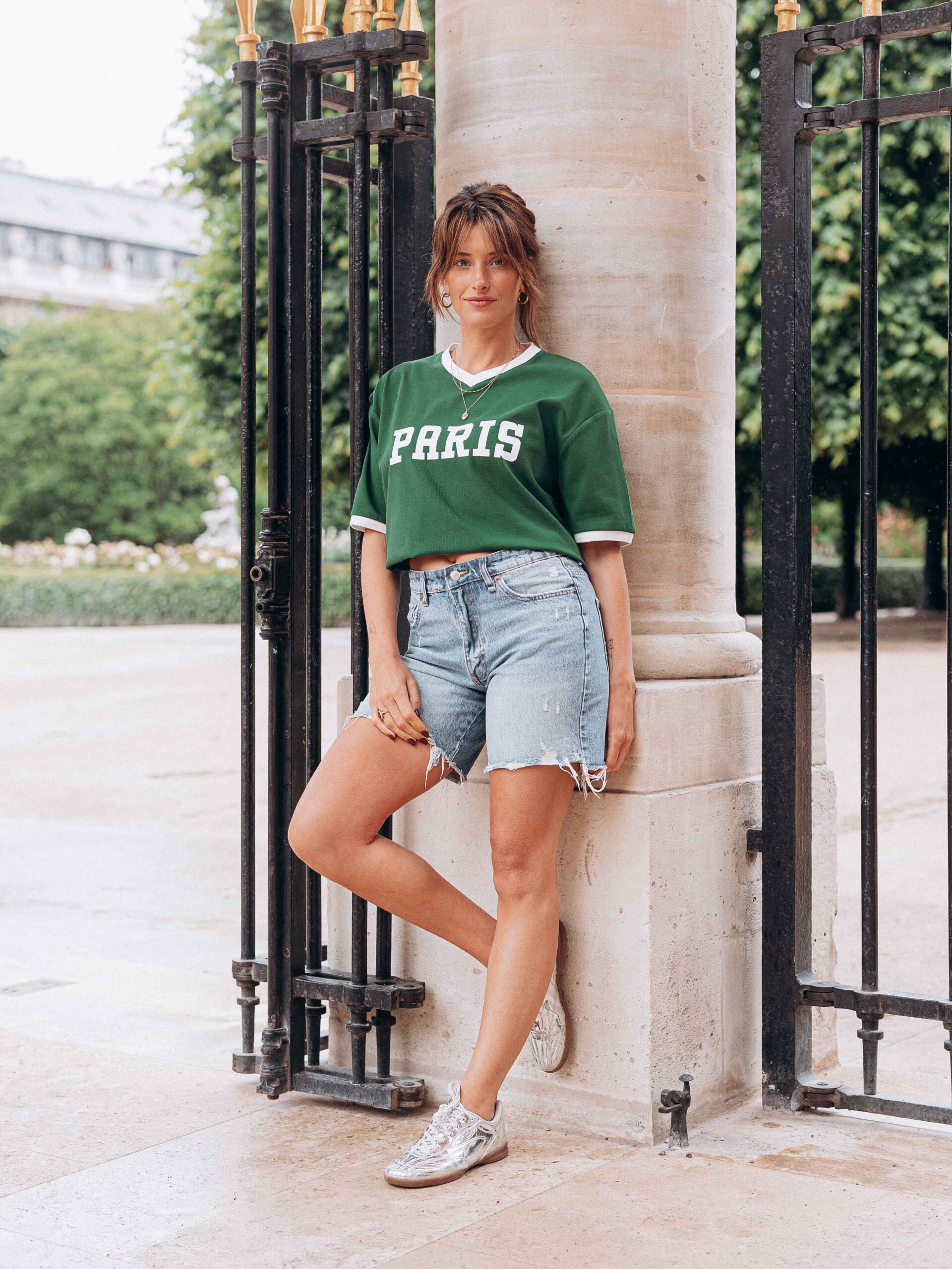 Paris T-shirt Green 1608 WEAR