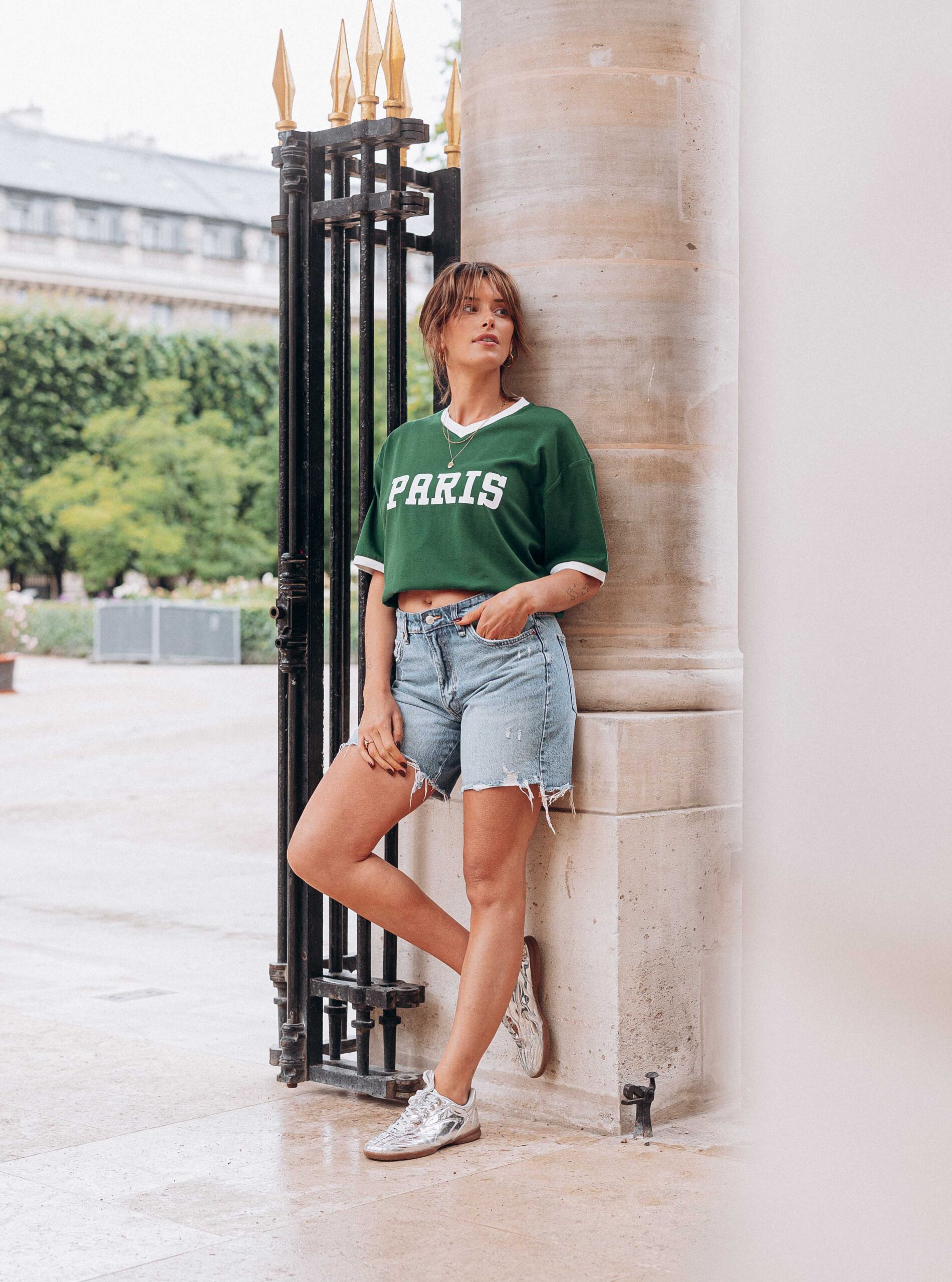 Paris T-shirt Green 1608 WEAR