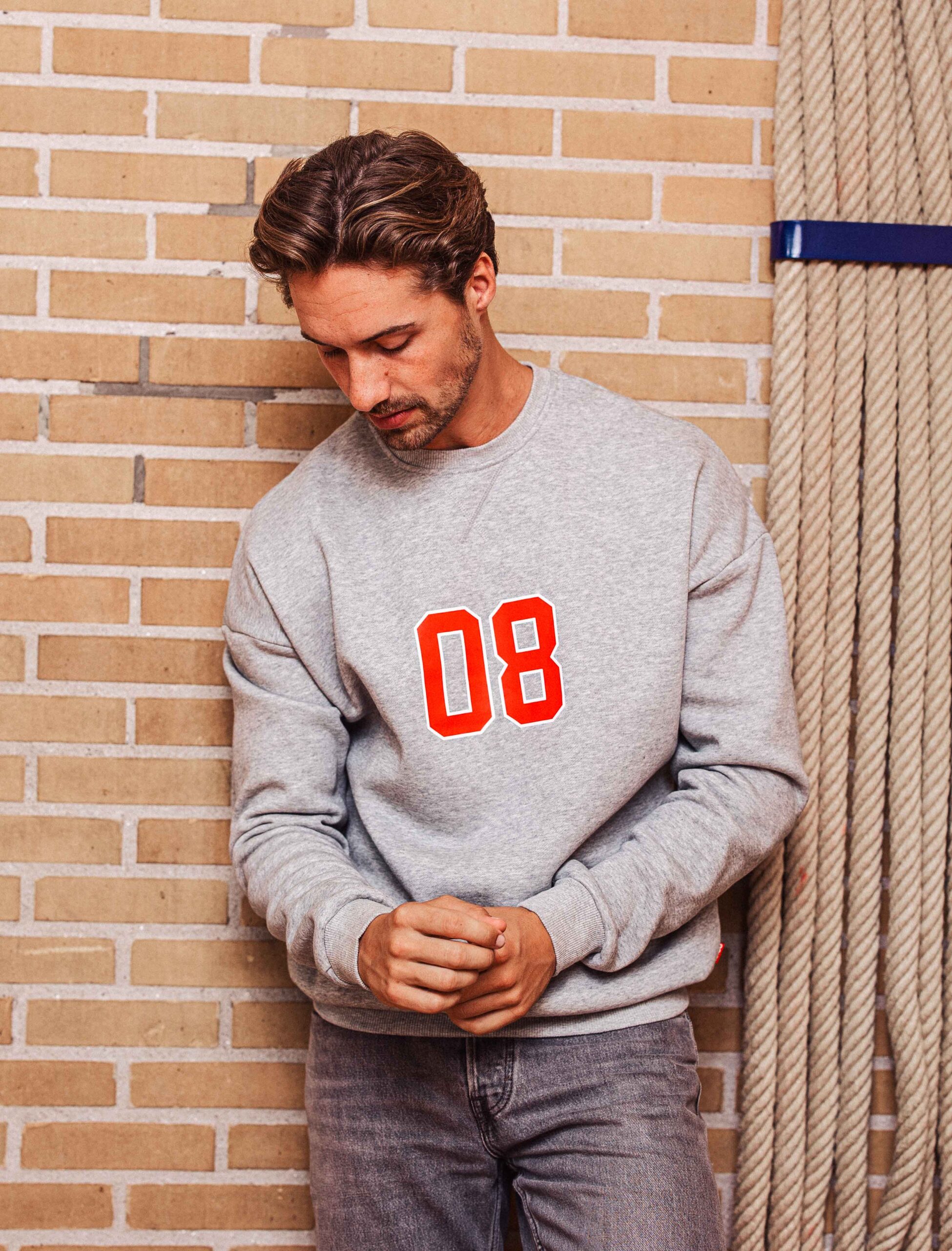 Grey Eight Sweater 1608 WEAR