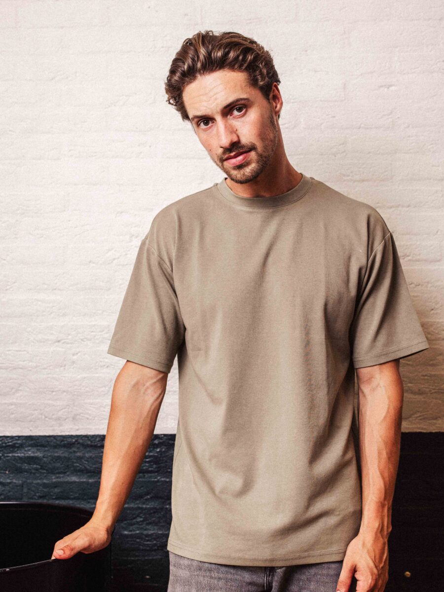 Olive Washing T-shirt 1608 WEAR