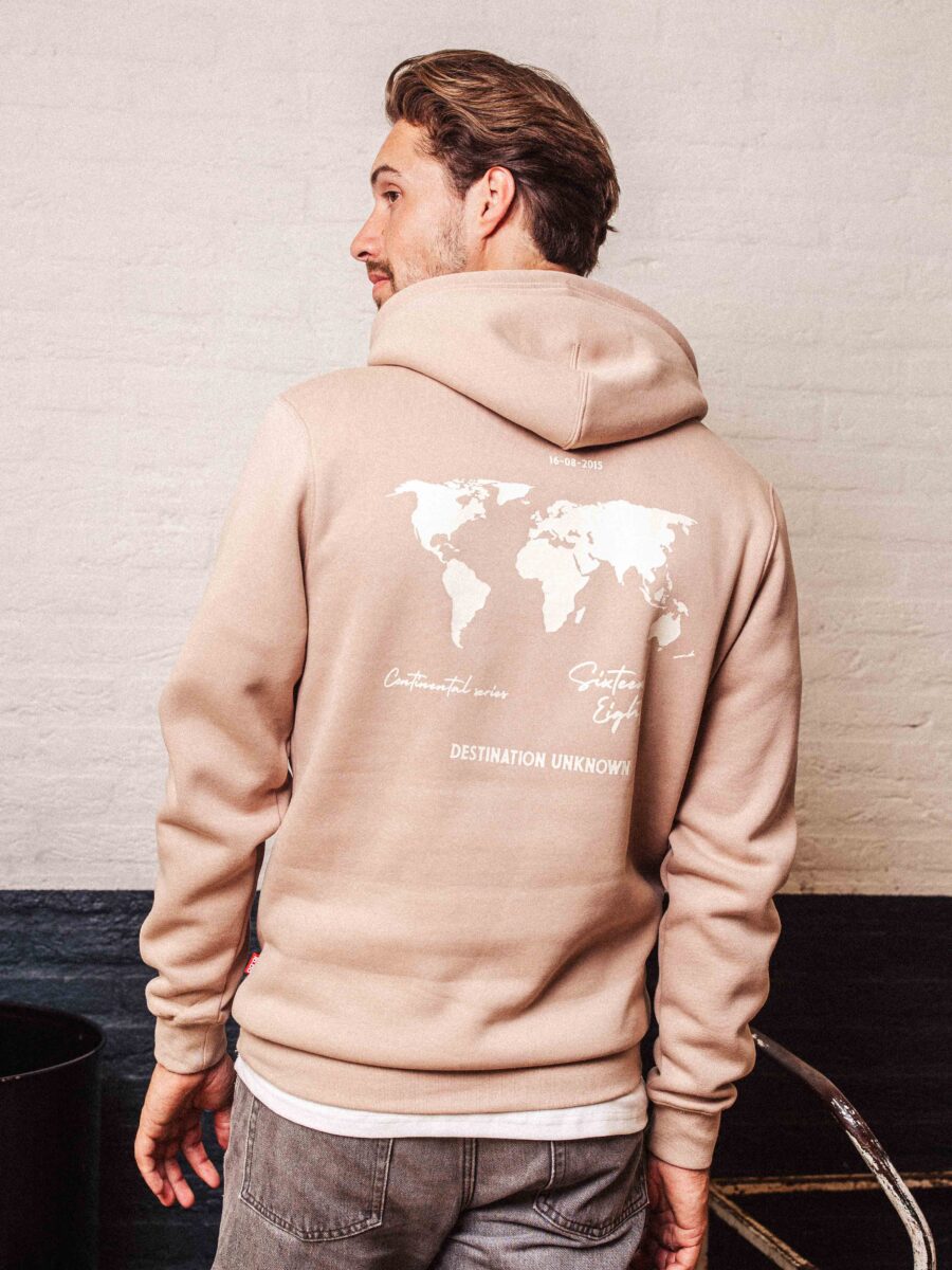 Brown World Hoodie 1608 WEAR