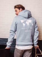 Light Blue World Hoodie