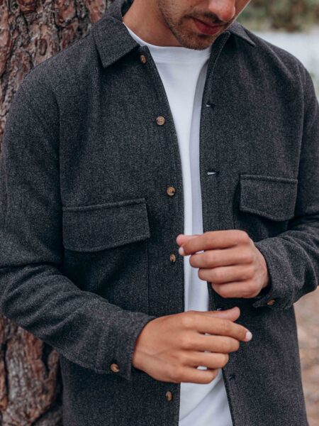 Dark Grey Overshirt