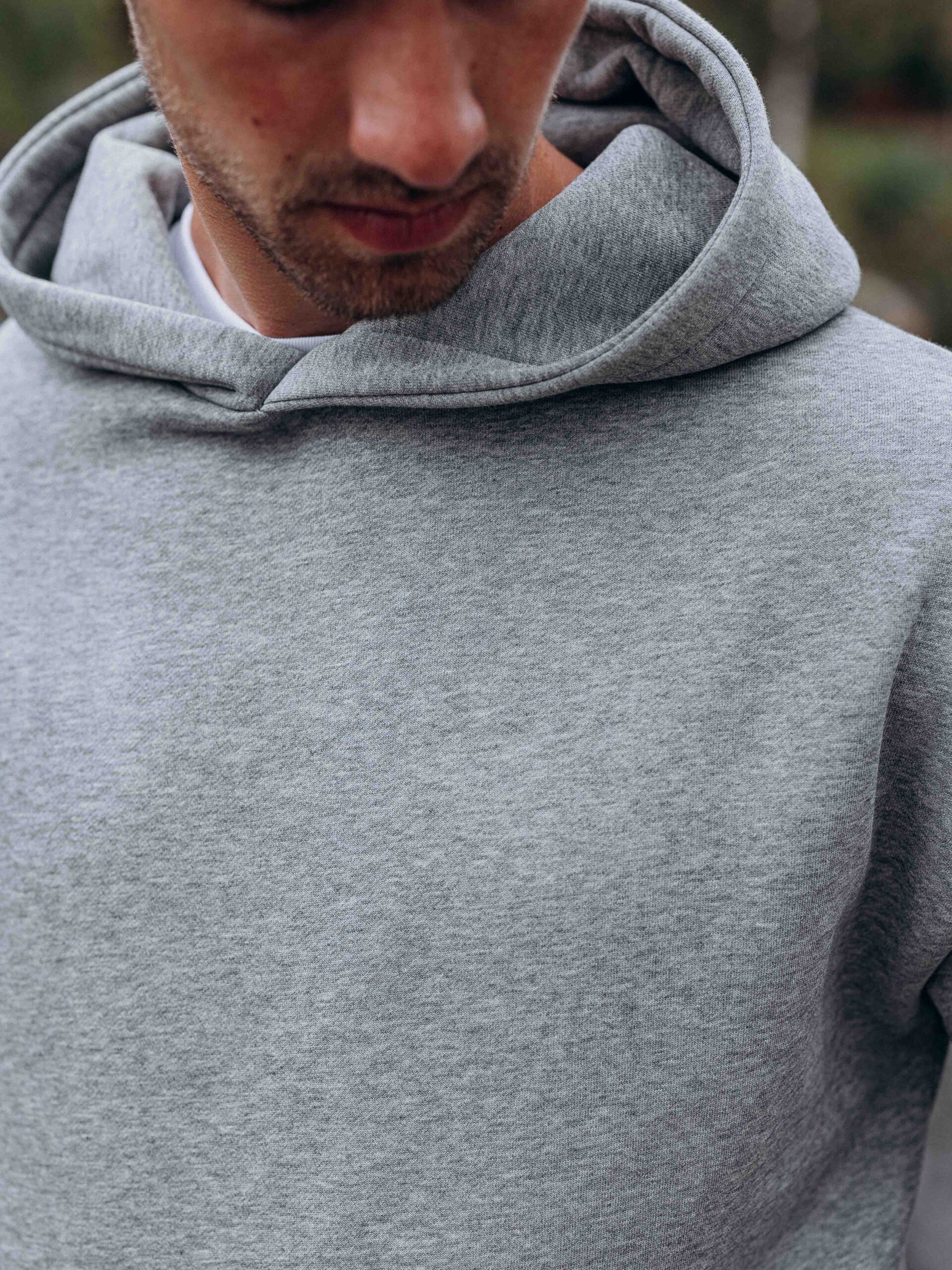 Grey Basic Oversized Hoodie 1608 WEAR