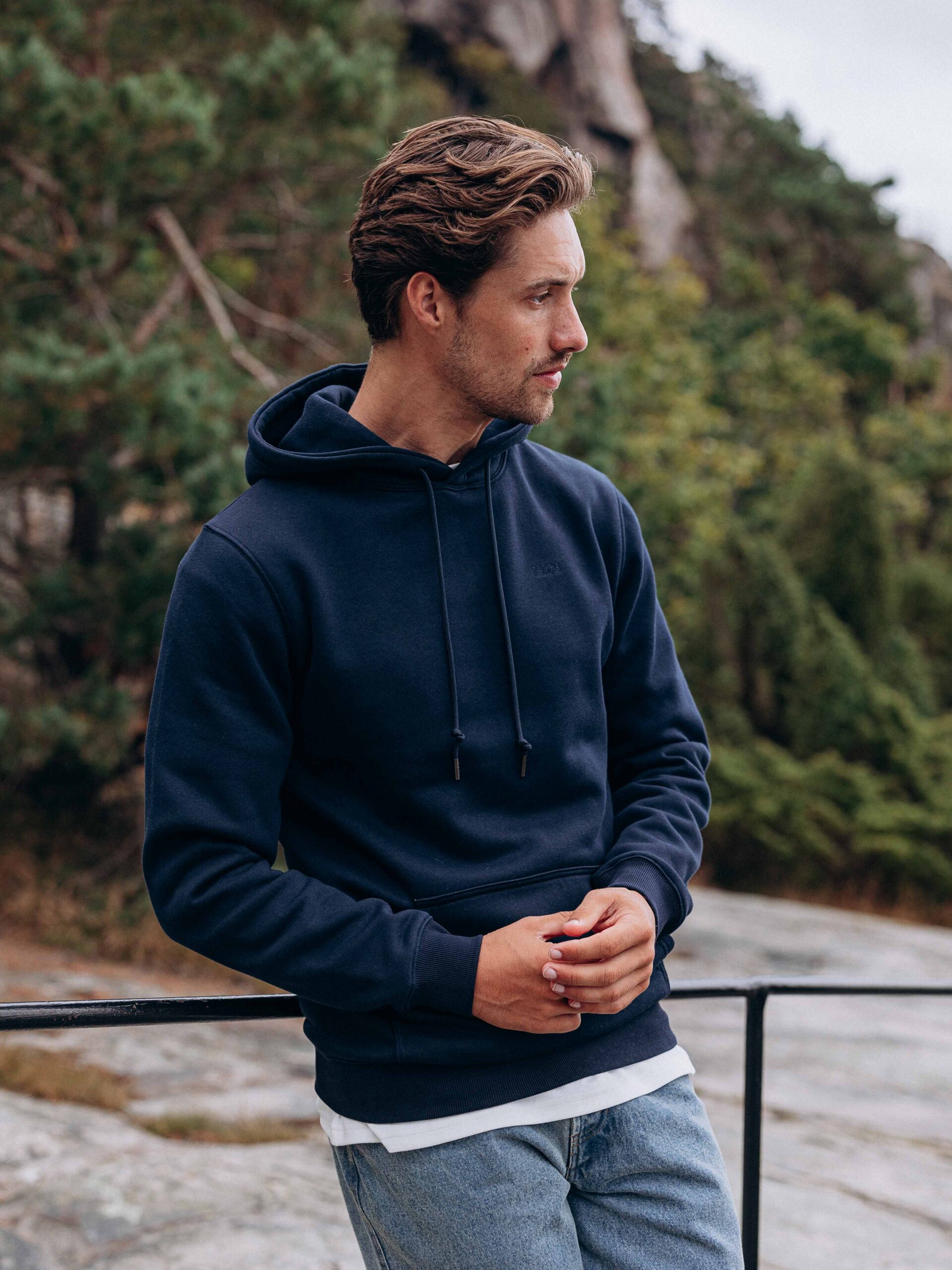 Navy Global Hoodie 1608 WEAR