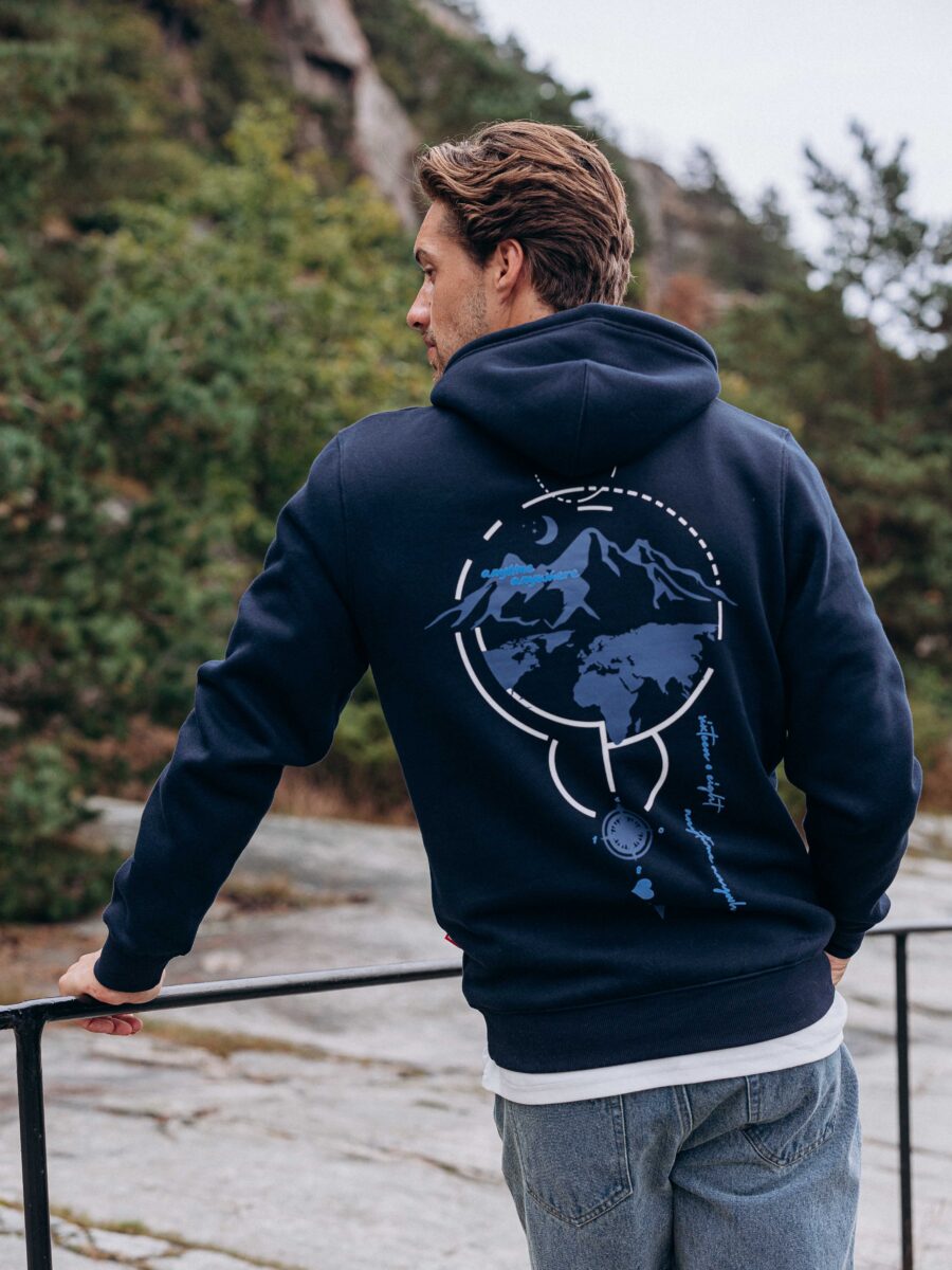 Navy Global Hoodie