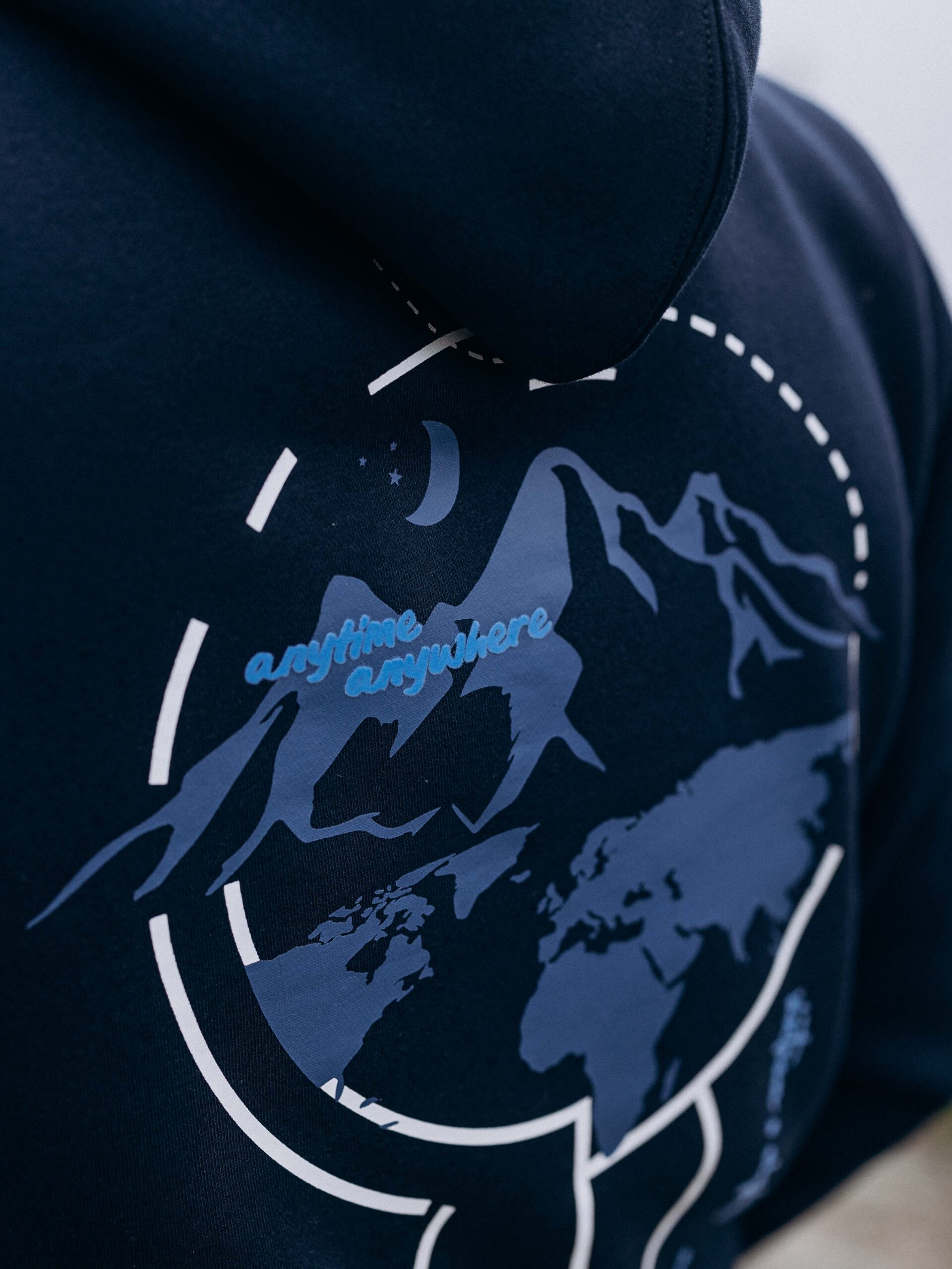 Navy Global Hoodie 1608 WEAR