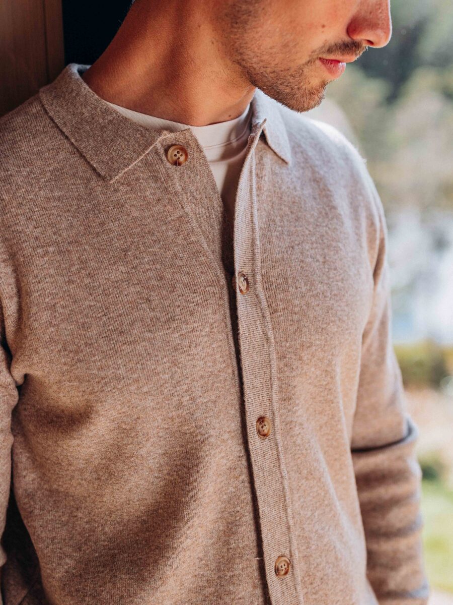 Brown Business Cardigan