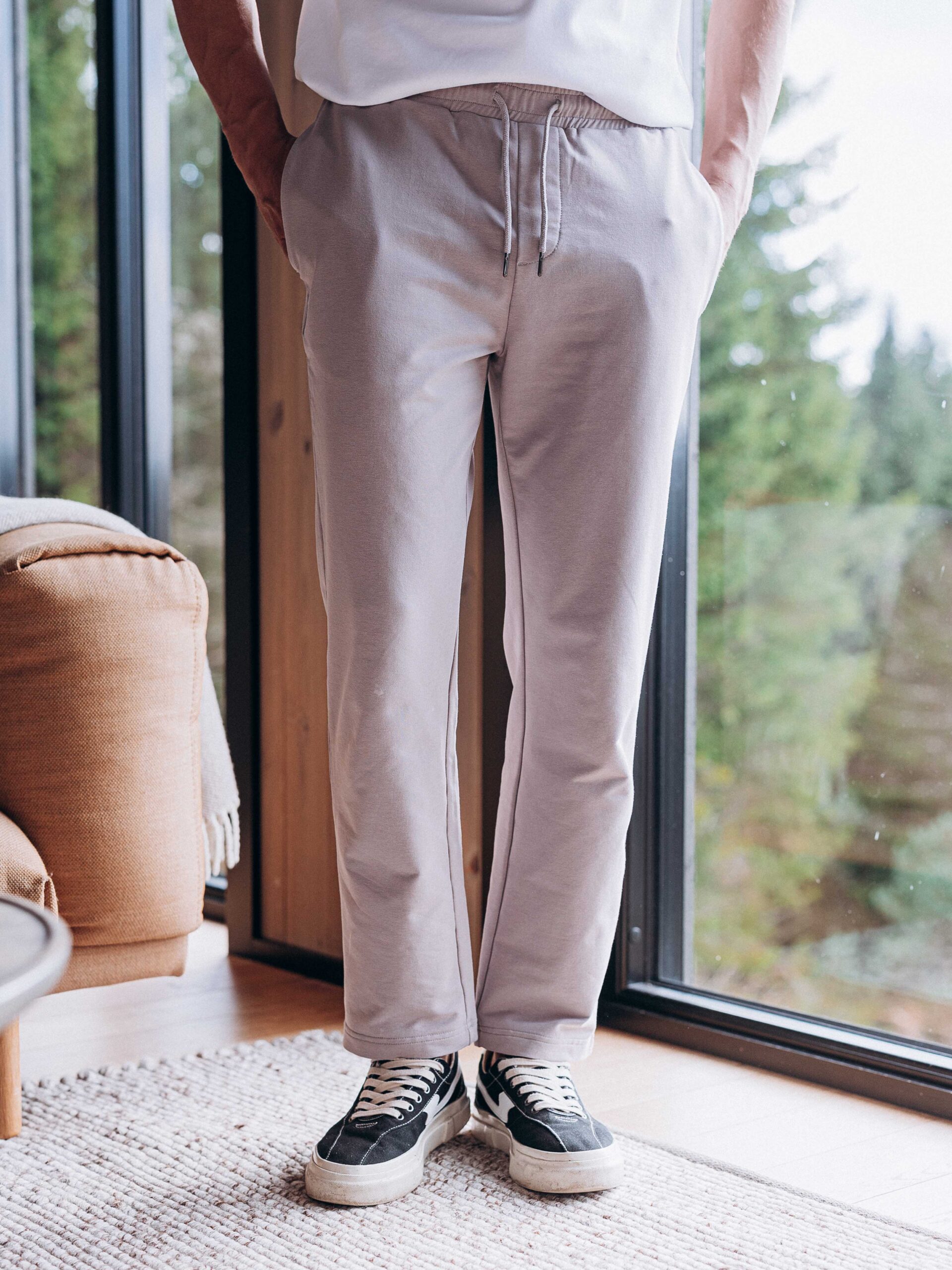 Grey Basic Comfort Pantalon 1608 WEAR