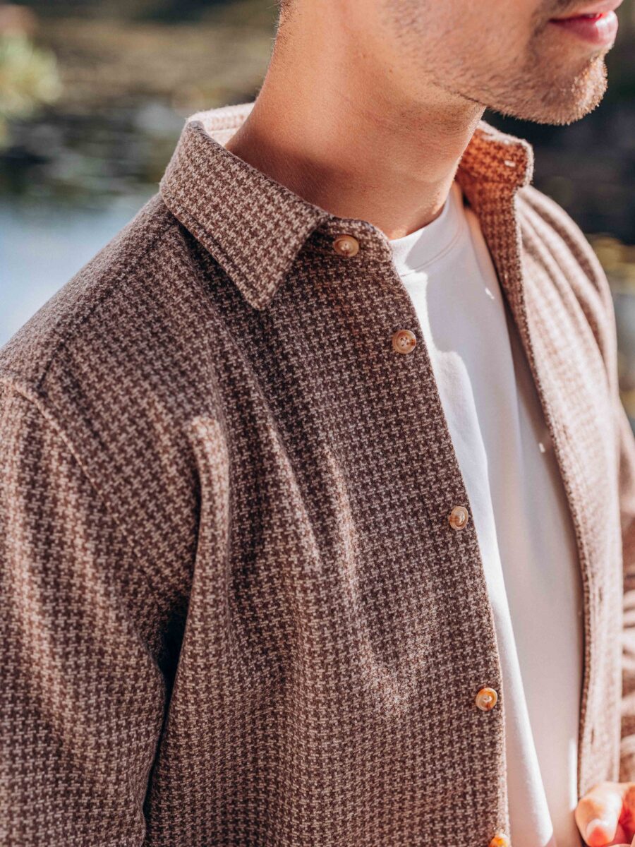 Brown Check Shirt